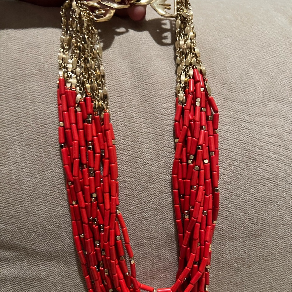 Stella & Dot Campari Strand Layer Necklace
